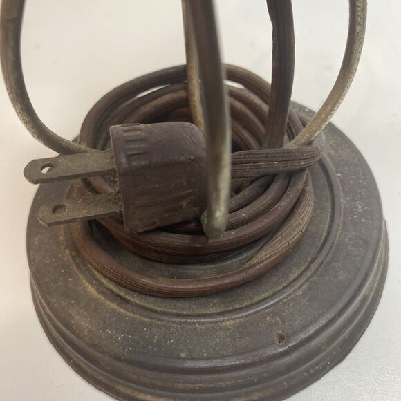 Antique Heinze Electric Co 115V Desk Fan Rubber Blade Sold As It    9” Tall - Picture 11 of 14